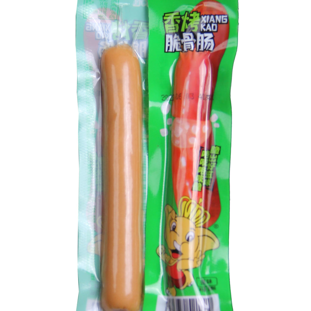 YuGuan Ready-to-eat Grilled Crispy Bone Sausage Visible Crunchy Bones & Crispy Cartilage  High Protein Taiwanese Packaged Sausage Drinking Snacks
